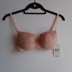 Underella NWT 32C Bra Lace Pink Ballet Beautiful